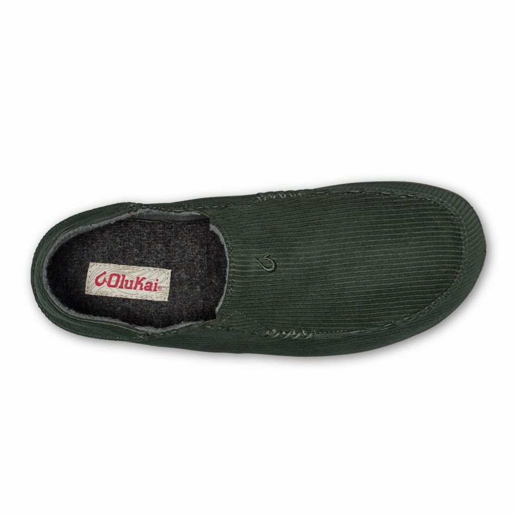 Zapatos Olukai Moloā ‘Ie Slipper - Pantuflas Hombre Verdes 20206-453